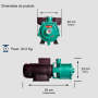 Bomba Elétrica Centrífuga P-11/4 NR 3,00CV Monof IP55 127/220