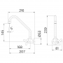 Torneira para cozinha de parede 1/2" Docol Primor