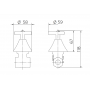 Registro de gaveta DocolBase 3/4" com acabamento Docol Primor