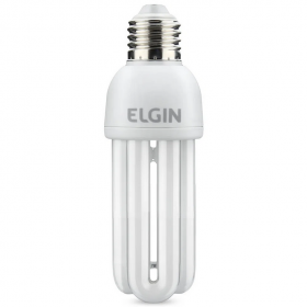 Lâmpada Fluorescente Compacta 15w 3U 127v 6400K - ELGIN